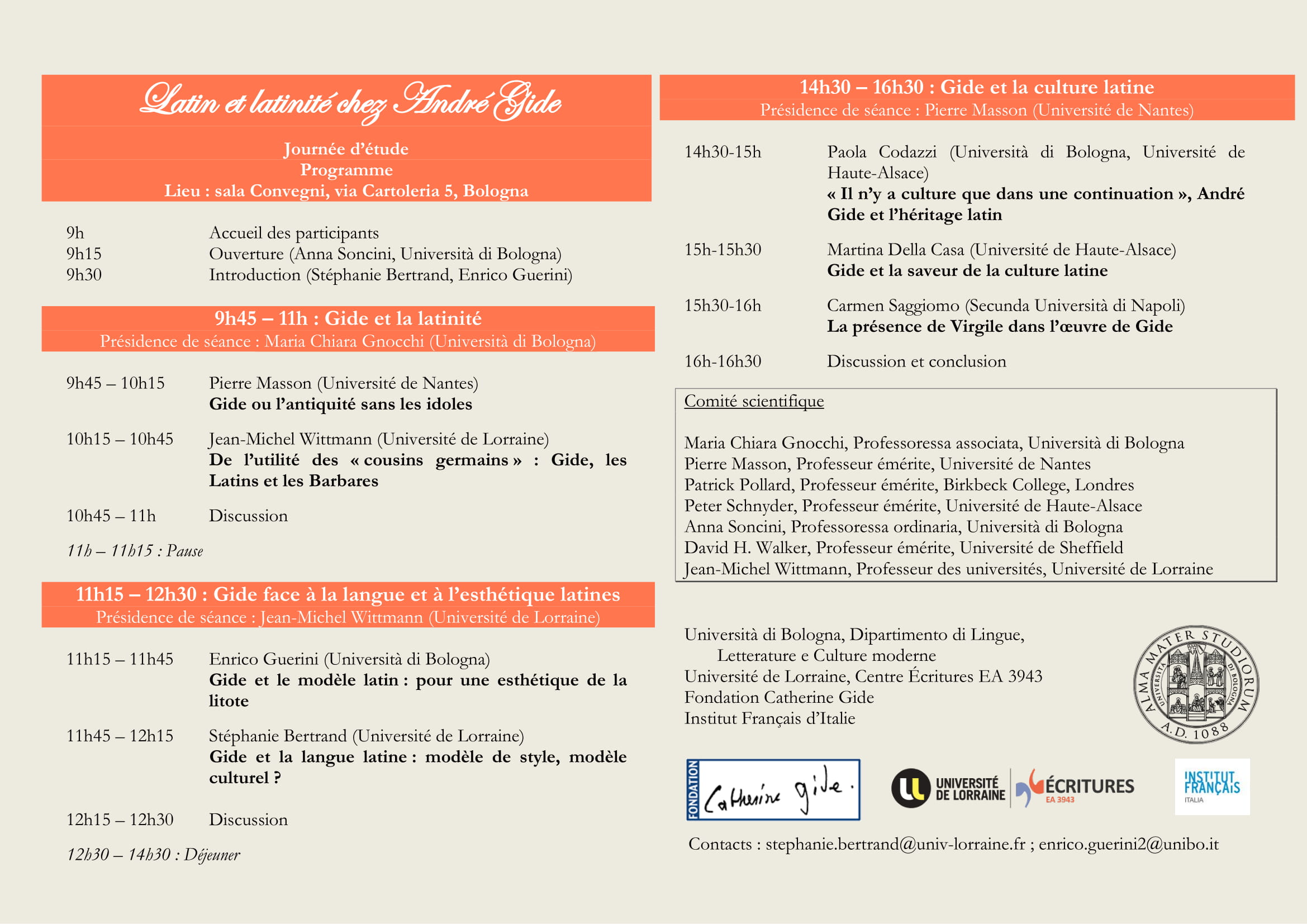 programme je latin et latinite chez andre gide 1