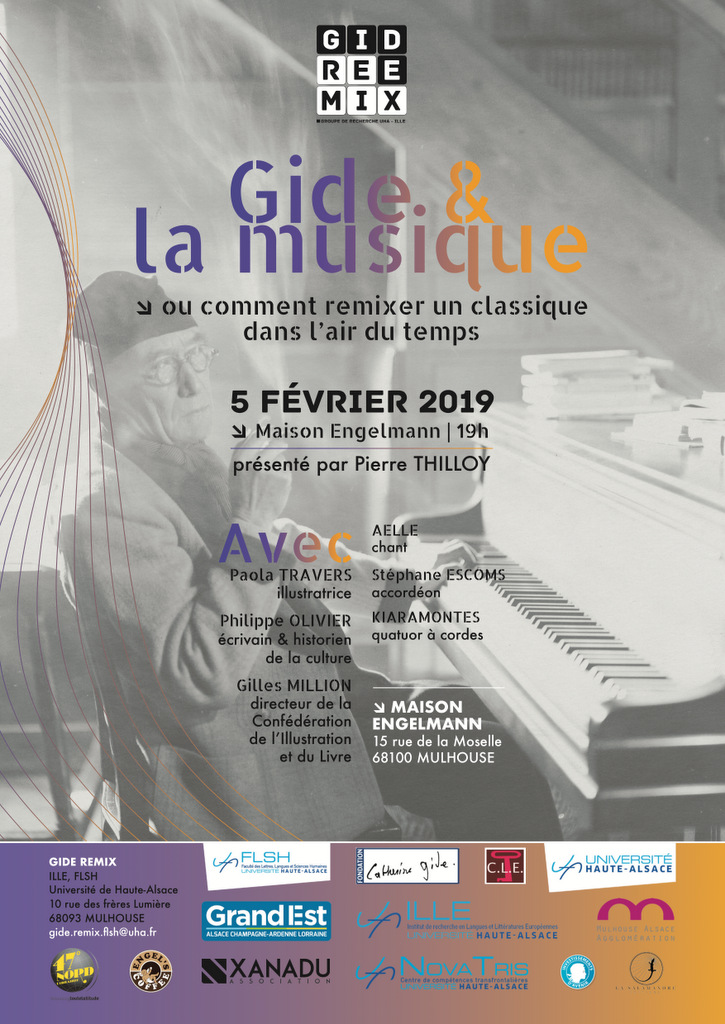 affiche gide musique bd