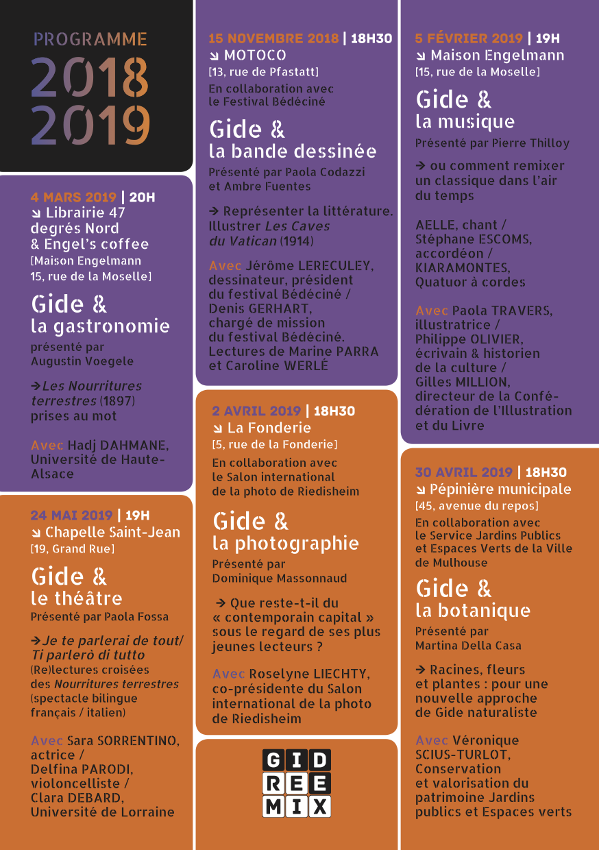 programme 2018 19 gide remix RETRO